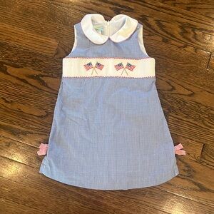 American flag smocked dress